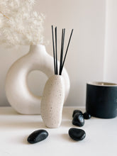 Load image into Gallery viewer, Reed Diffuser in white ceramic vase