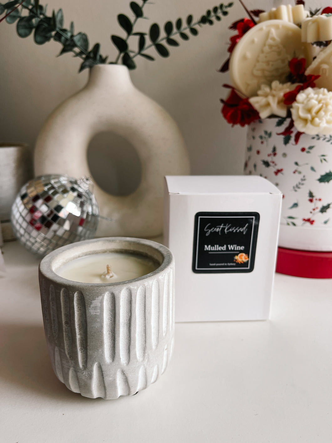 Smells like Mulled Wine - concrete jar candle